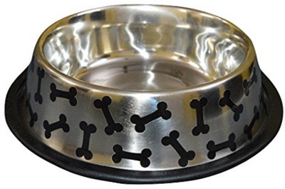 

Foodie Puppies Round Steel Pet Bowl(900 ml Steel)