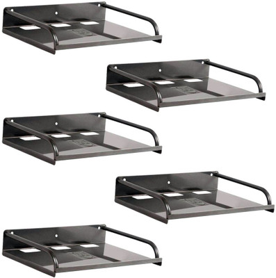 

Masterfit Set of 5,002 Polypropylene Wall Shelf(Number of Shelves - 5, Black)