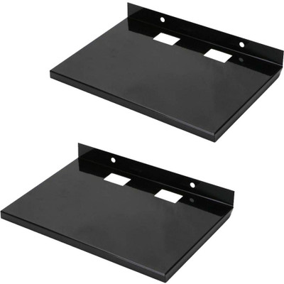 

Masterfit Set of 2,ST001 Iron Wall Shelf(Number of Shelves - 2, Black)