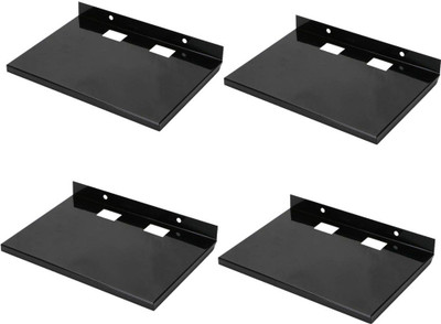 

Masterfit Set of 4,ST001 Iron Wall Shelf(Number of Shelves - 4, Black)