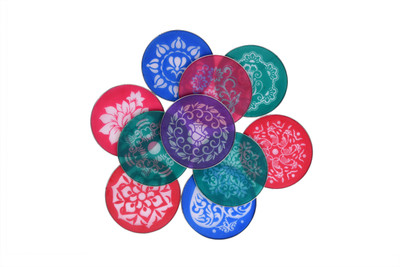 

Vardhman Set Of 10, size 8 inches Rangoli Stencil