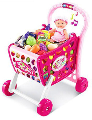 

HALO NATION Big Size 3in1 Shopping Cart Toy Interactive Learning Toy with Light and Sound