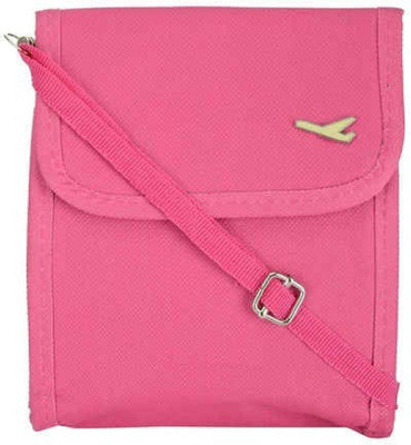 Bruzone Women Casual Pink Rexine Sling Bag