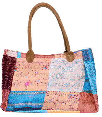 

Indistar Men & Women Casual Multicolor Silk Tote