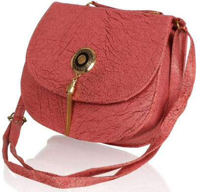 

MODESTIE Girls Casual Red PU Sling Bag