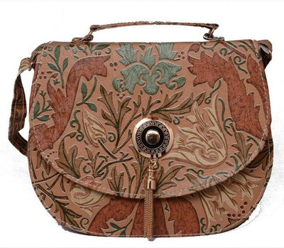 

MODESTIE Girls Casual Tan PU Sling Bag