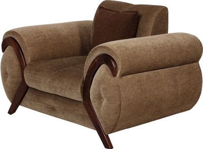 

Furniture Mind Trendy Fabric 1 Seater Sofa(Finish Color - Brown)