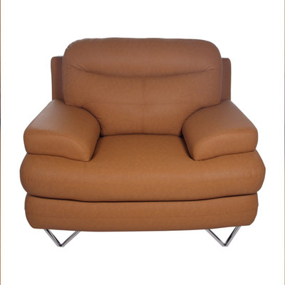 

Furniture Mind Willo Leatherette 1 Seater Sofa(Finish Color - Tab Brown)
