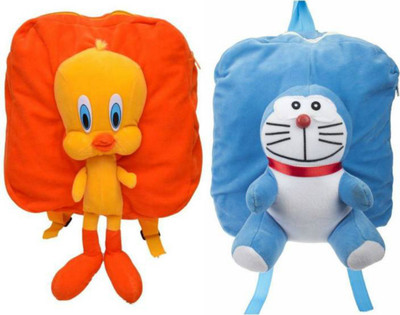 

SANA TOYS Sana Baby Nursary School Bag cm 36 set of 2 - 20 cm(orange And blue)