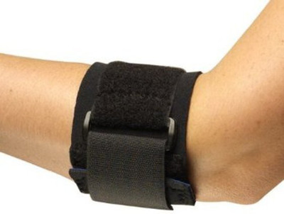 

Turion Neoprene Elbow Support (Free Size, Black)