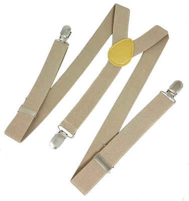 

Kidofash Y- Back Suspenders for Men(Brown)