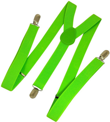 

Kidofash Y- Back Suspenders for Men, Women(Green)