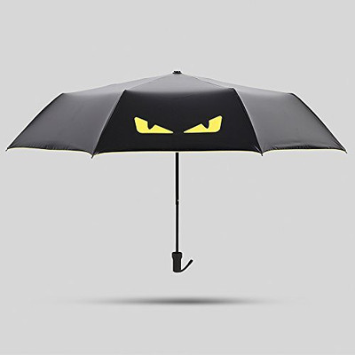 

Kraptick Compact Travel (Staring eyes) Umbrella(Multicolor)