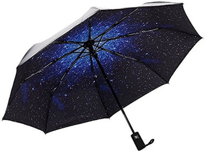 

Kraptick Compact Travel (Starry Sky) Umbrella(Multicolor)