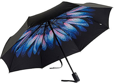 

Kraptick Compact Travel ( Mazarine Blue) Umbrella(Multicolor)