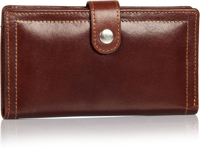 

Leather Zentrum Women Formal Brown Genuine Leather Wallet(7 Card Slots)
