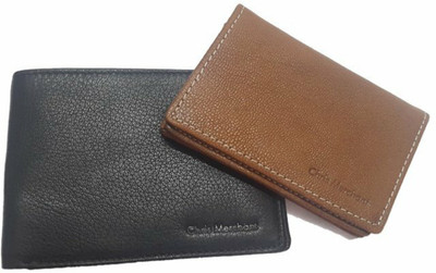 

Chris Merchant Boys Black Genuine Leather Card Holder(13 Card Slots)