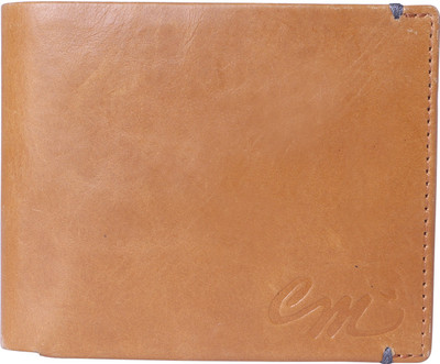 

Code Max Men Tan Genuine Leather Wallet(9 Card Slots)