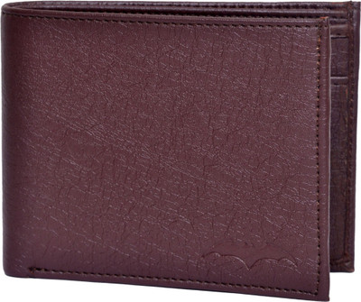 SOI Men Brown Artificial Leather Wallet(5 Card Slots)