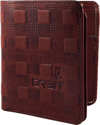 

Orbit Men Maroon Genuine Leather, Fabric Wallet(6 Card Slots)