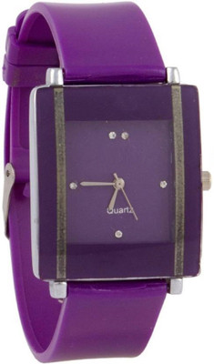 

KNACK Purple square shape simple and professional women Watch - For Girls Watch - For Girls