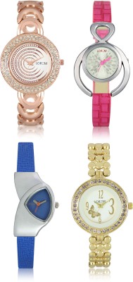 LOREM W06-202-203-205-208 New Stylish Best Designer Combo Hand Watch  - For Women   Watches  (LOREM)