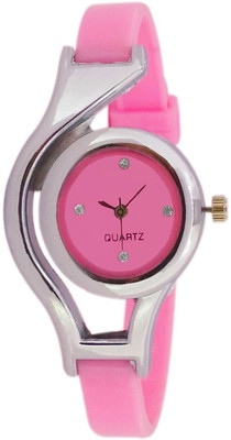 View KNACK glory round different shape pink women Watch  - For Girls Wrist Watches Price Online(KNACK)