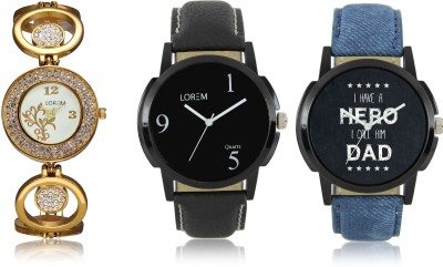 LOREM W06-6-7-204 New Stylish Best Designer Combo Hand Watch  - For Men & Women   Watches  (LOREM)