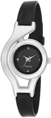 View KNACK glory round different shape black women Watch  - For Girls Wrist Watches Price Online(KNACK)