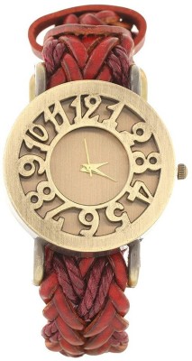 AD GLOBAL Stylish And Attractive Red Heritage Theme Watch  - For Girls   Watches  (AD GLOBAL)