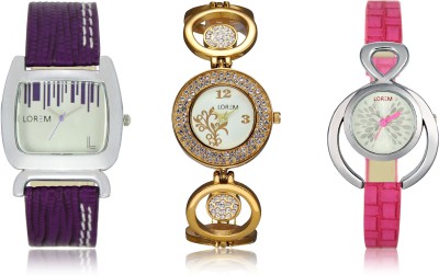 LOREM W06-204-205-207 New Stylish Best Designer Combo Hand Watch  - For Women   Watches  (LOREM)