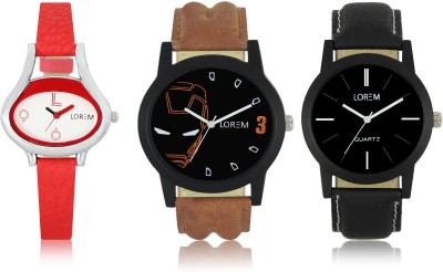 LOREM W06-4-5-206 New Stylish Best Designer Combo Hand Watch  - For Men & Women   Watches  (LOREM)