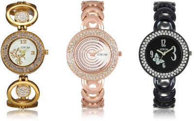LOREM W06-201-202-204 New Stylish Best Designer Combo Hand Watch  - For Women   Watches  (LOREM)