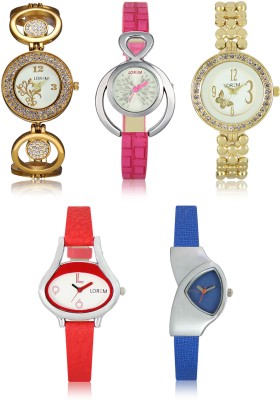 LOREM W06-203-204-205-206-208 New Stylish Best Designer Combo Hand Watch  - For Women   Watches  (LOREM)