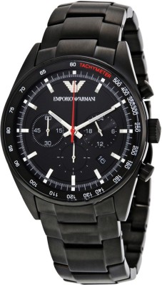 Emporio Armani AR6094 Premium Black Stainless Steel Watch  - For Men   Watches  (Emporio Armani)