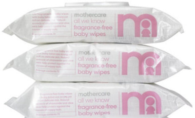 

Mothercare Extra Soft Baby Skin Friendly Wet Wipes ((3 Pieces)