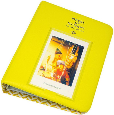 

Caiul 64 Pockets Photo Album for Mini Fuji Instax Mini , Polaroid & Name Card Album(Photo Size Supported: 1.8 inch x2.4 inch)