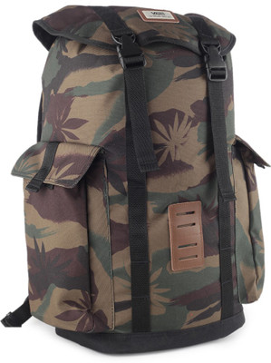 

Vans OFF THE WALL BACKPACK 30 L Backpack(Brown, Green), Peace leaf camo