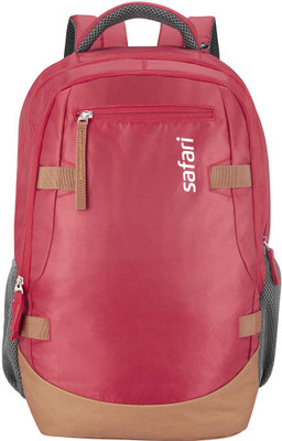 

Safari Brisk 40.0 L Medium Laptop Backpack(Red, Tan)
