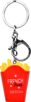 

Anishop French Fries Locking Key Chain(Red, Yellow)
