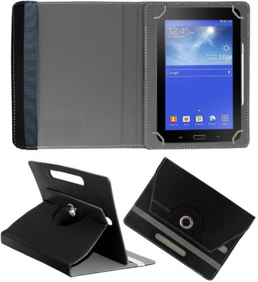 Fastway Book Cover for Micromax Canvas Tab P702 7 inch Rotating Case(Black, Cases with Holder, Pack of: 1)