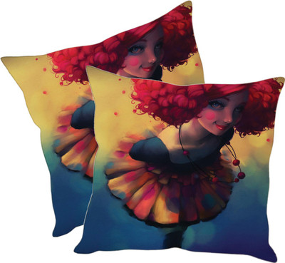 

Sleep Nature's Printed Cushions Cover(Pack of 2, 40.63 cm*40.63 cm, Multicolor)