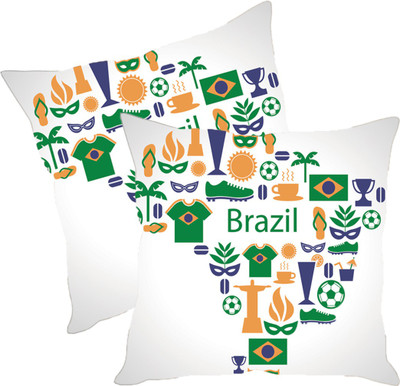 

Sleep Nature's Printed Cushions Cover(Pack of 2, 40.63 cm*40.63 cm, Multicolor)