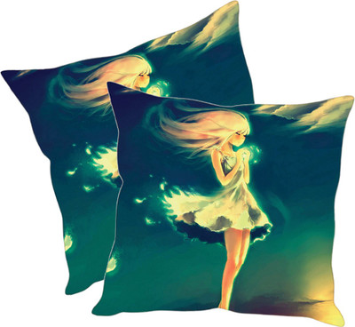 

Sleep Nature's Printed Cushions Cover(Pack of 2, 30.63 cm*30.63 cm, Multicolor)