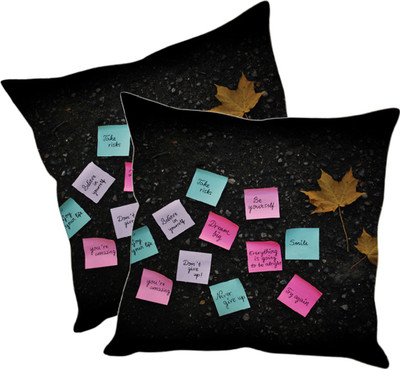 

Sleep Nature's Printed Cushions Cover(Pack of 2, 30.63 cm*30.63 cm, Multicolor)