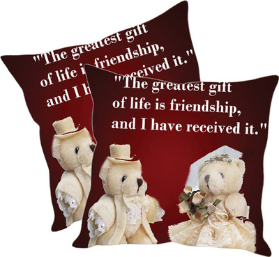 

Sleep Nature's Printed Cushions Cover(Pack of 2, 40.63 cm*40.63 cm, Multicolor)