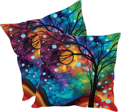

Sleep Nature's Printed Cushions Cover(Pack of 2, 30.63 cm*30.63 cm, Multicolor)