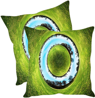 

Sleep Nature's Printed Cushions Cover(Pack of 2, 30.63 cm*30.63 cm, Multicolor)