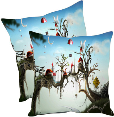 

Sleep Nature's Printed Cushions Cover(Pack of 2, 40.63 cm*40.63 cm, Multicolor)