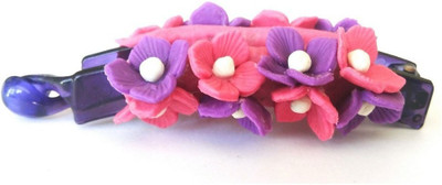 

Advance Hotline Handmade Artificial Jewellery Proceline Dough Work Banana Hair Clip /Proceline Dough / hair accesoseries /hair pins/wings /for women /girls by unique indian craft Banana Clip(Multicolor)